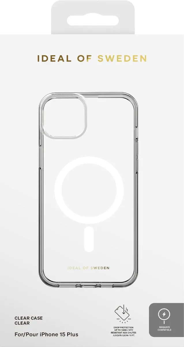 iDeal of Sweden Clear Case MagSafe iPhone 15 Plus - Transparant - afbeelding 4 van 6