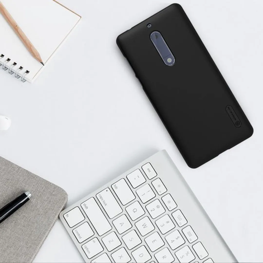 Nillkin Frosted Shield Hoesje - Nokia 5 (2017) - Zwart - afbeelding 6 van 6