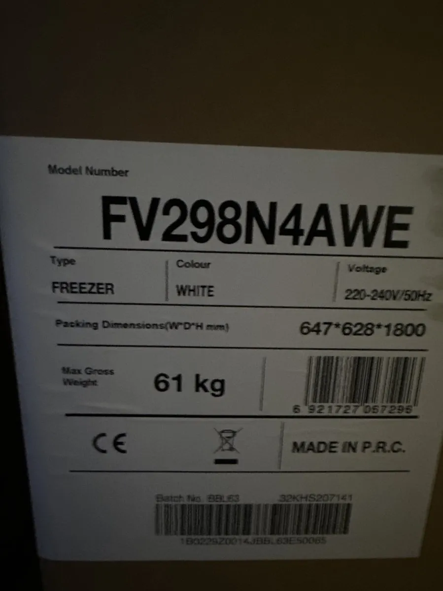 Hisense FV191N4AW2 Vrieskast 155L - 4 Vakken - Wit - afbeelding 6 van 6