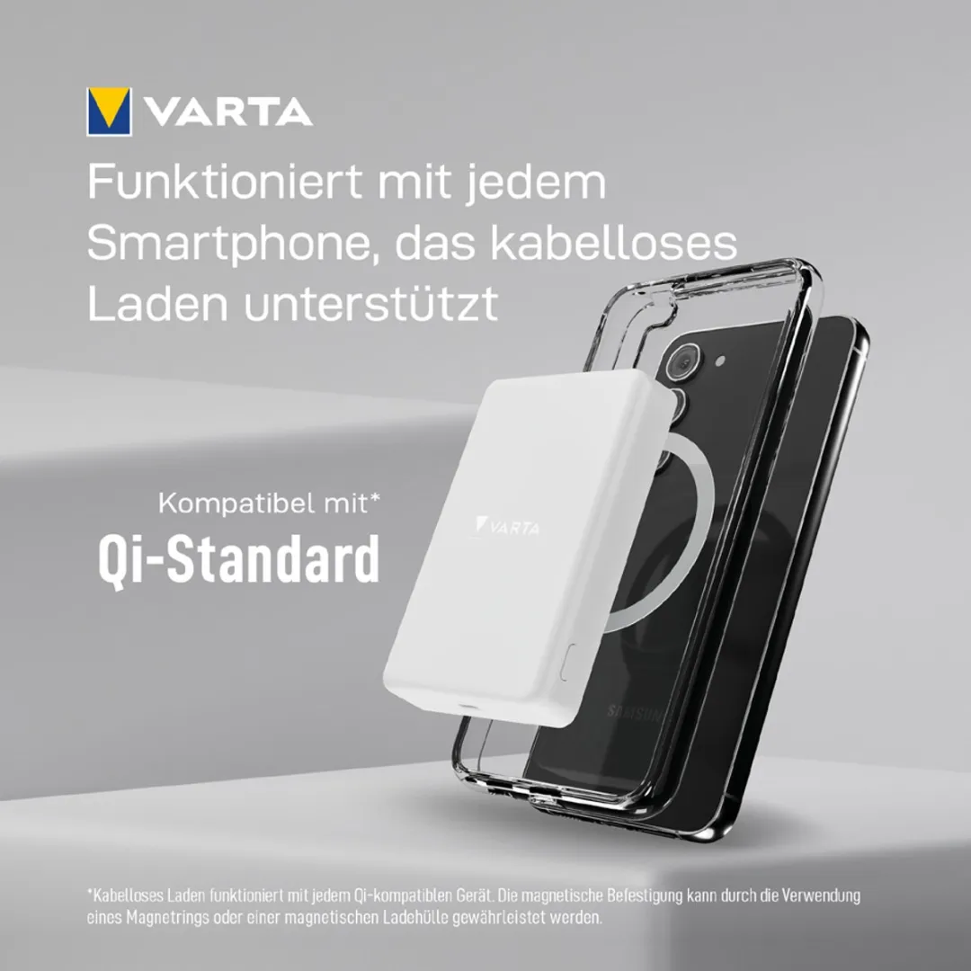 Varta Mag Pro 57903101111 Powerbank 5000mAh - Wit