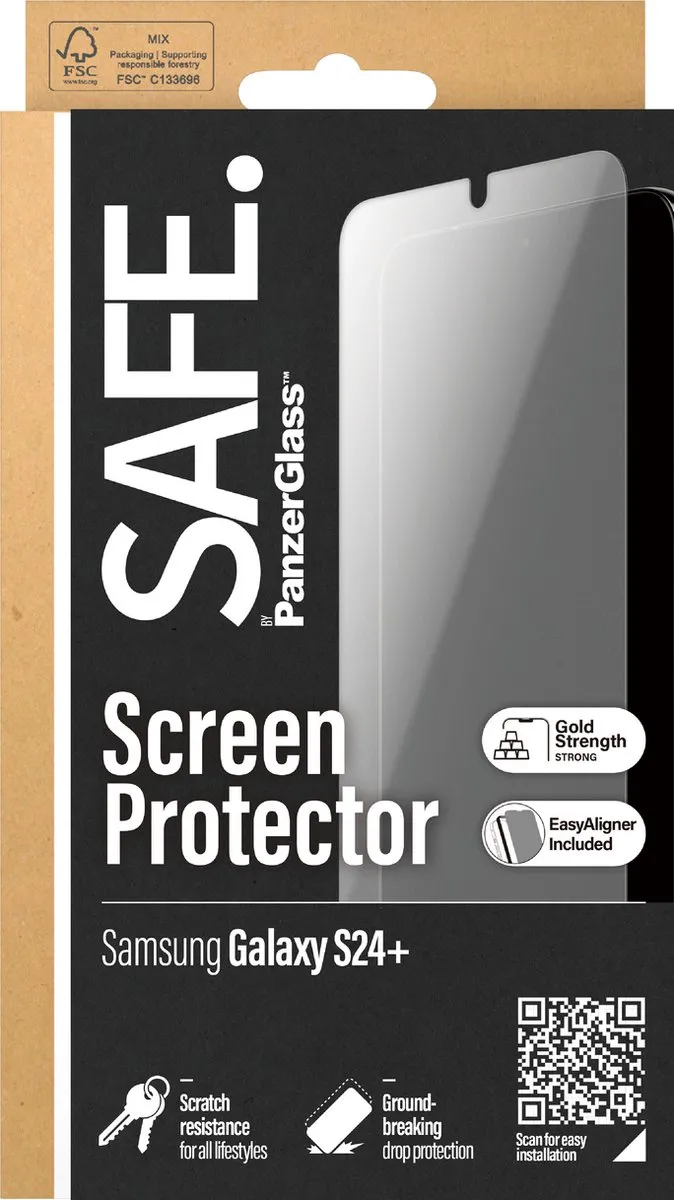 PanzerGlass SAFE95667 Screenprotector Samsung Galaxy S24 Plus - Case Friendly