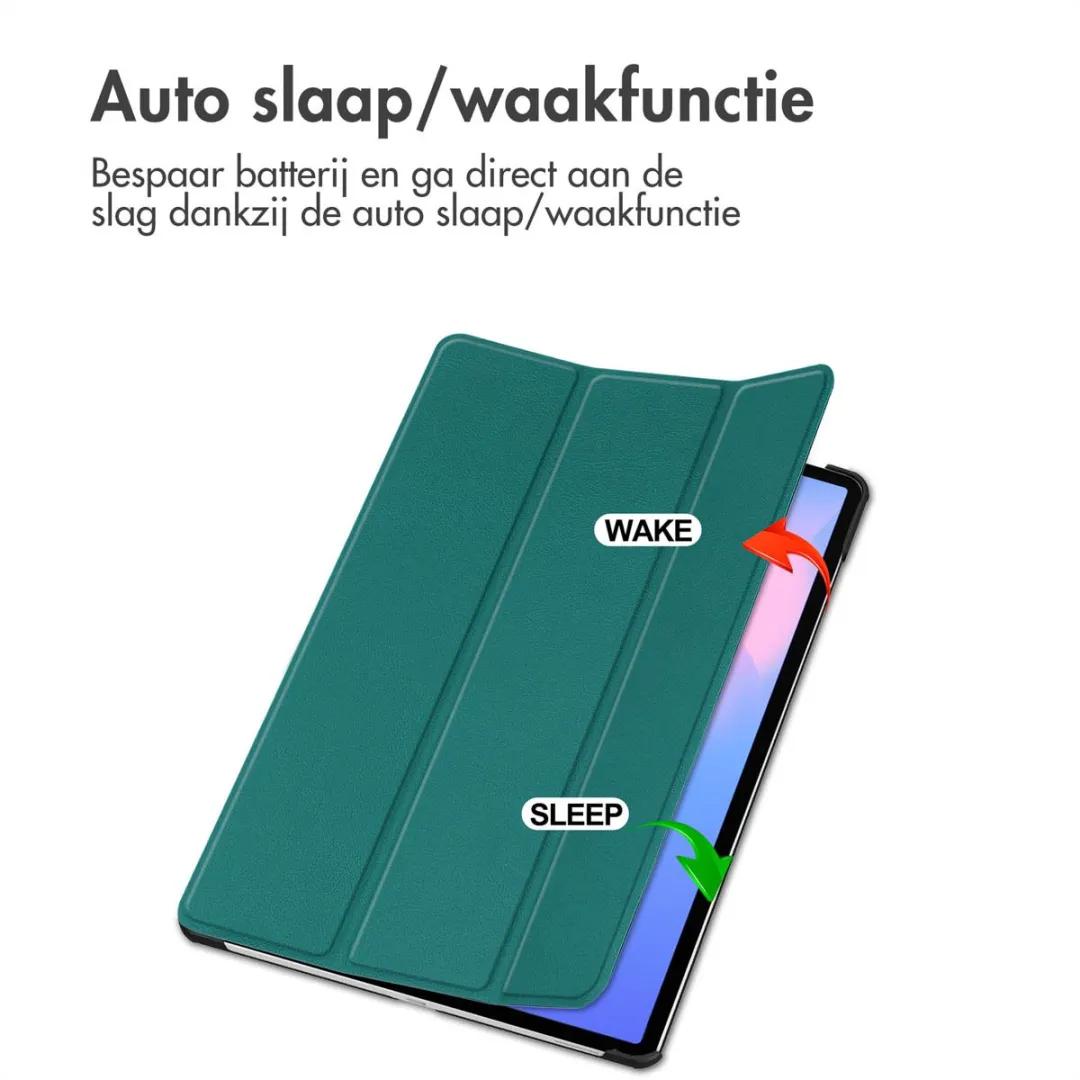 Imoshion SH00085782 Tablethoes - Samsung Galaxy Tab S10 FE Plus 13.1" - Donkergroen