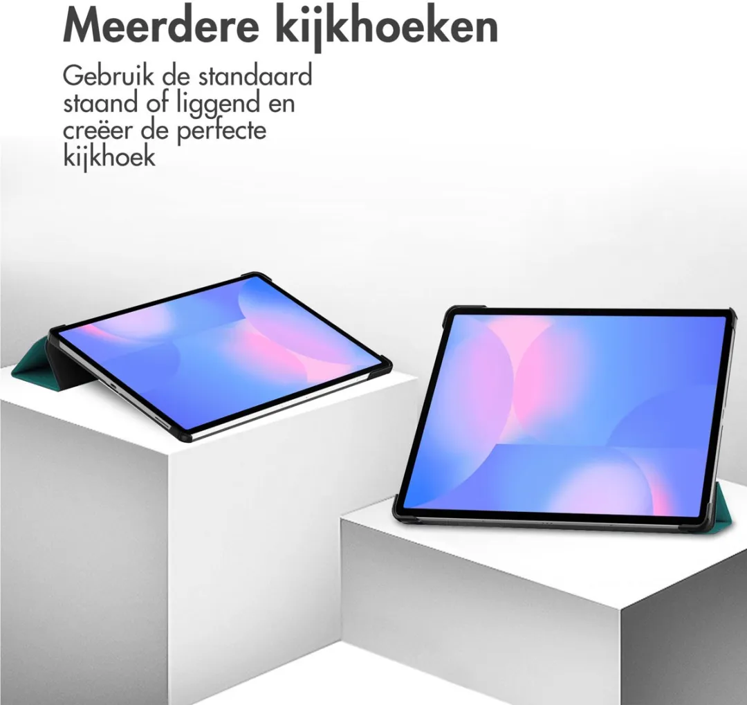 Imoshion SH00085782 Tablethoes - Samsung Galaxy Tab S10 FE Plus 13.1" - Donkergroen