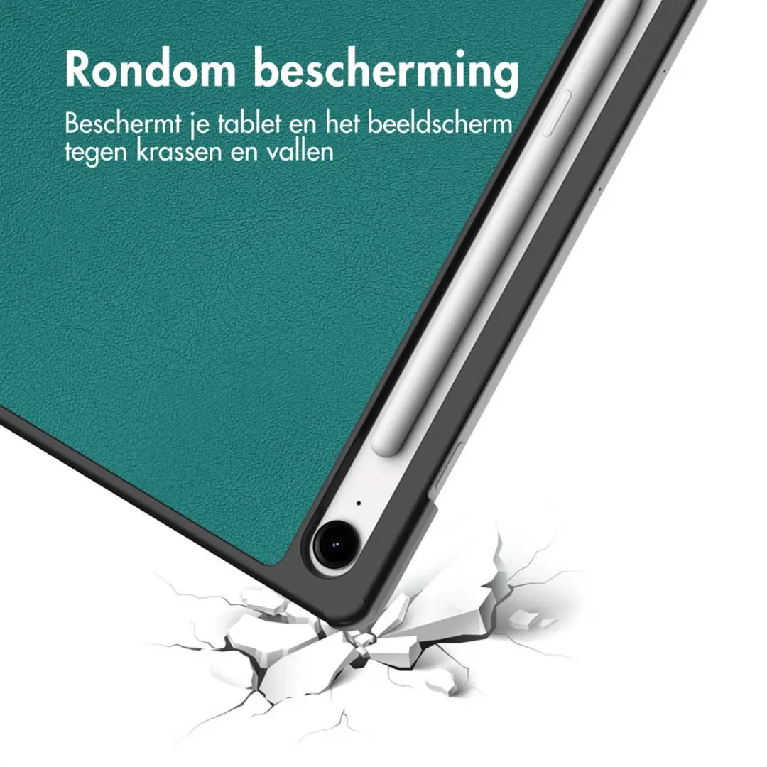 Imoshion SH00085782 Tablethoes - Samsung Galaxy Tab S10 FE Plus 13.1" - Donkergroen