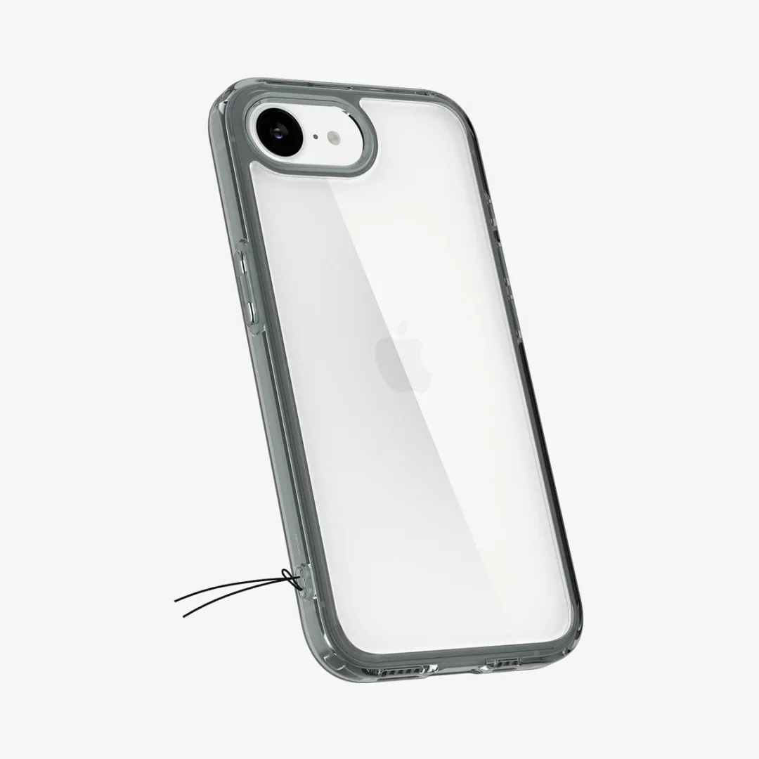 Spigen Ultra Hybrid Hoesje iPhone 16E - 1 Pasje - Zwart - afbeelding 6 van 6