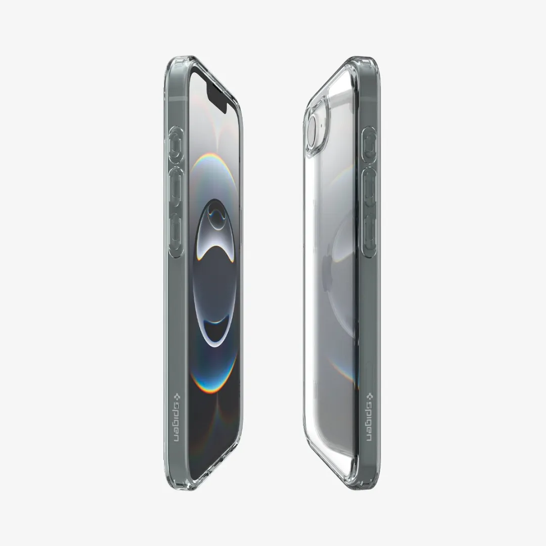Spigen Ultra Hybrid Hoesje iPhone 16E - 1 Pasje - Zwart