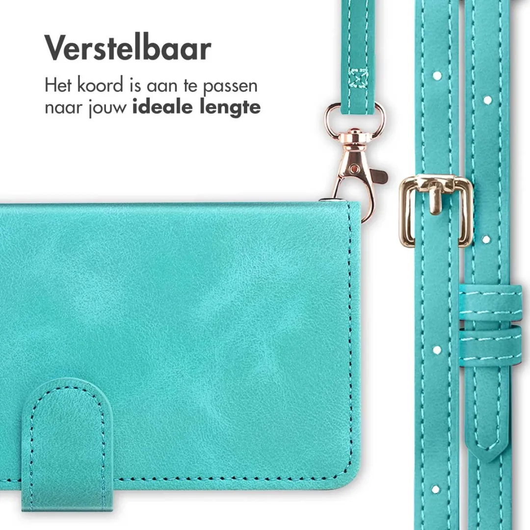 Imoshion Bookcase Hoesje Samsung Galaxy S23 FE - 3 Pasjes - Turquoise