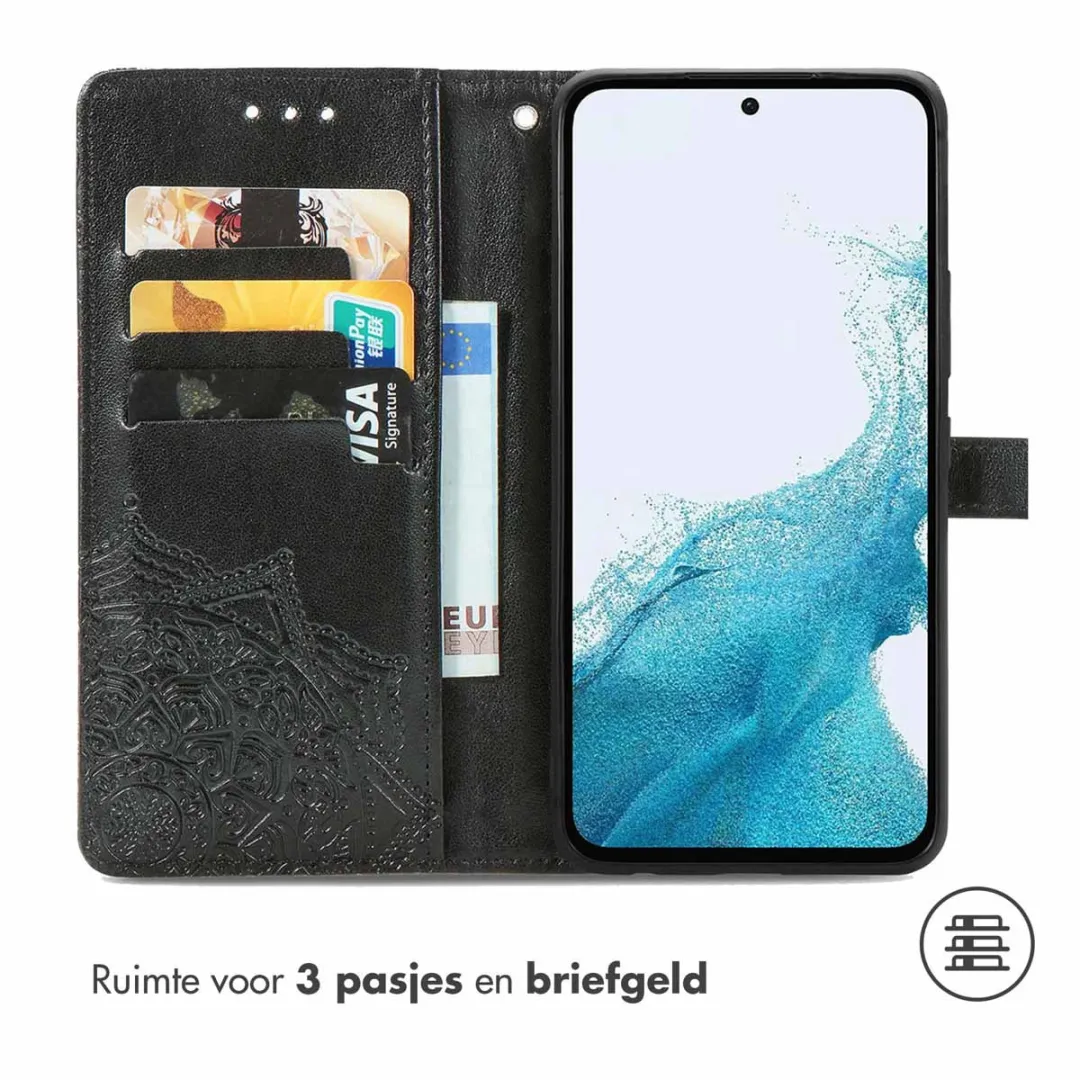 Imoshion Hoesje Samsung Galaxy A56 - 3 Pasjes - Zwart