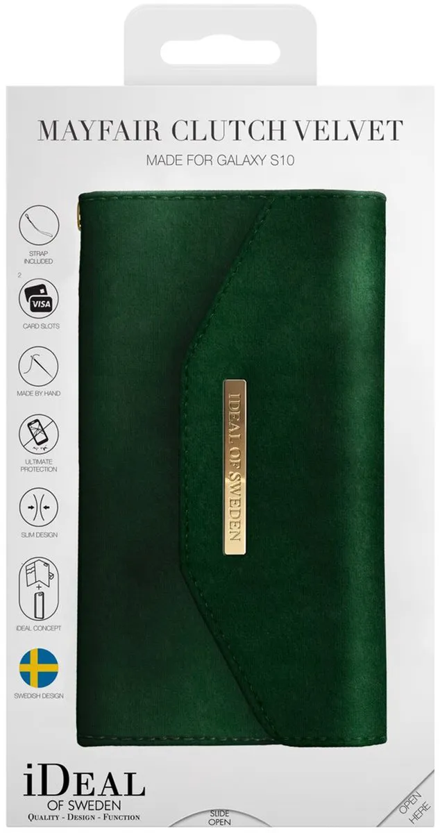iDeal of Sweden Samsung Galaxy S10 Mayfair Clutch - Groen