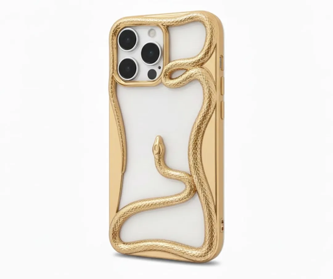 NUVEX iPhone 15 Pro Goud Slanghoesje