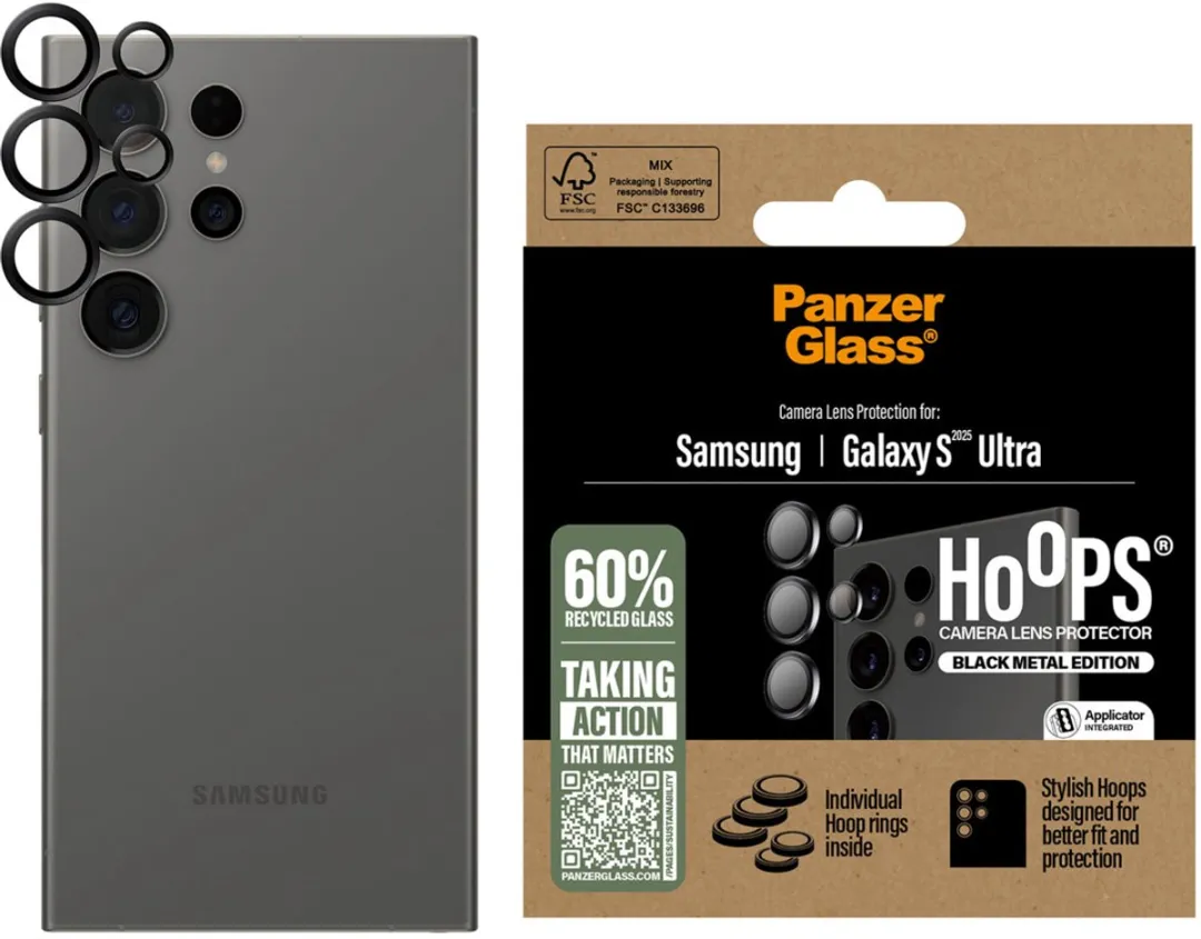 PanzerGlass Hoops Camera Lens Protector S25 Ultra - 1 Stuk