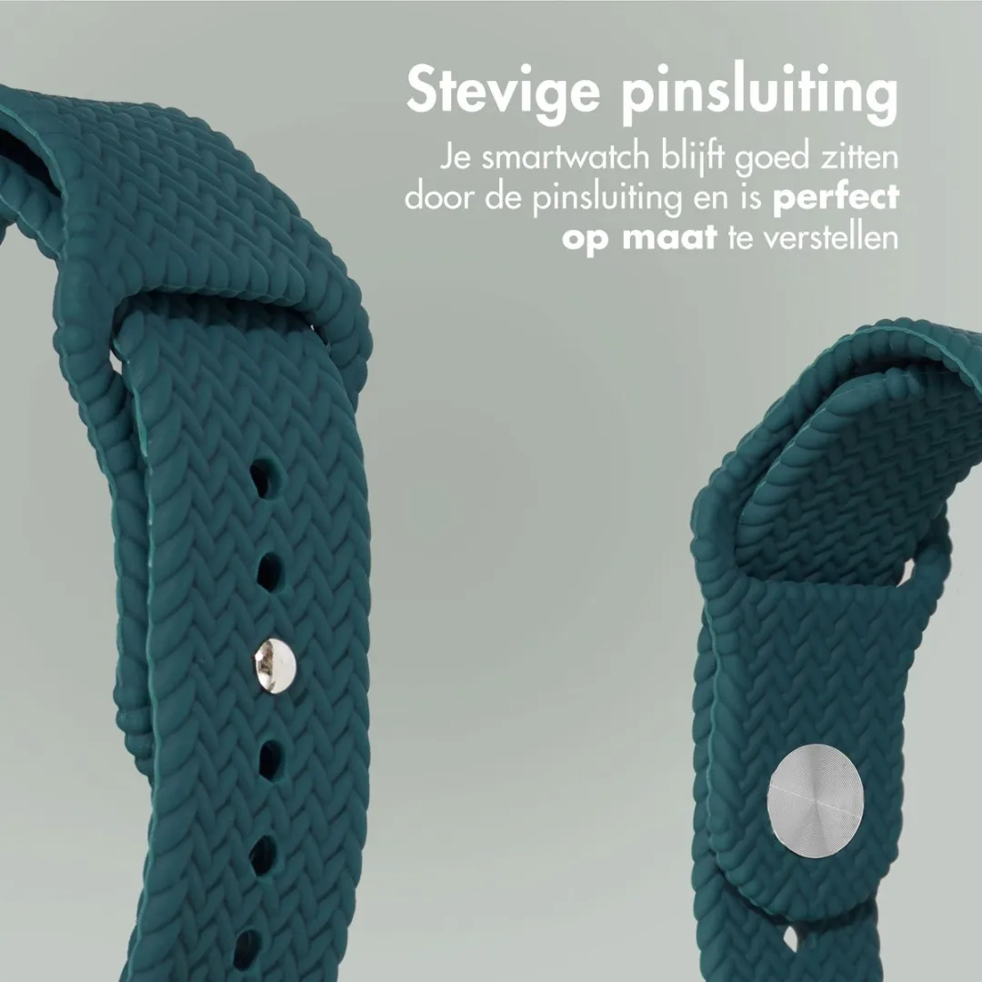 Imoshion Siliconen Bandje Apple Watch 44-49mm - Donkergroen