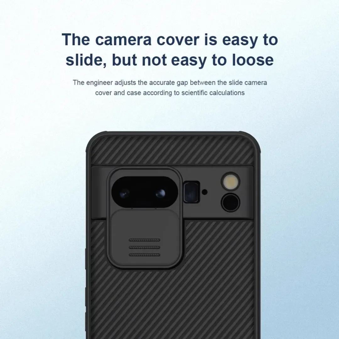 Nillkin CamShield Hoesje Google Pixel 8 Pro - Zwart - 57983118250 - afbeelding 6 van 6