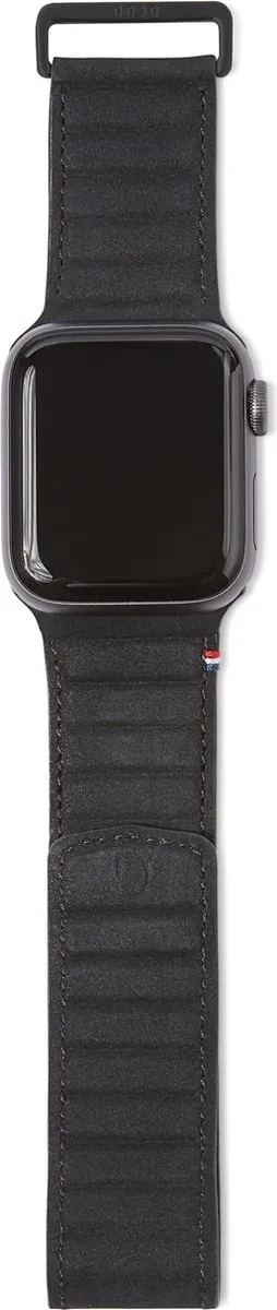 Decoded Traction Strap Magnetische Horlogeband - Apple Watch 38/40mm Zwart
