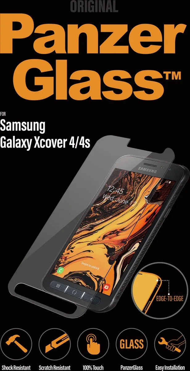 PanzerGlass Gehard Glas Screenprotector Xcover 4 - Samsung Galaxy