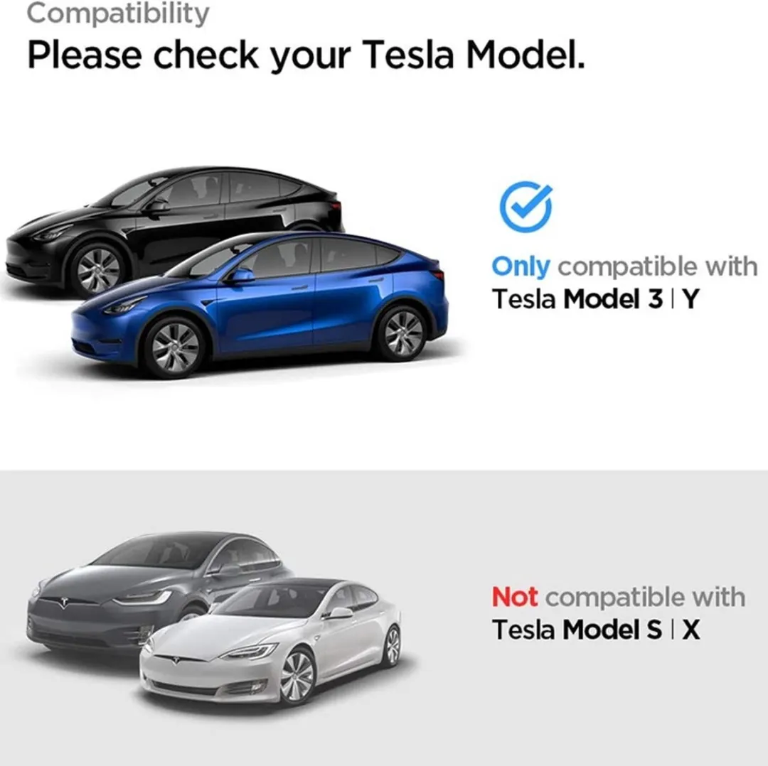 Spigen EZ Fit Glazen Screenprotector Tesla Model 3/Y 15" - Transparant - afbeelding 6 van 6