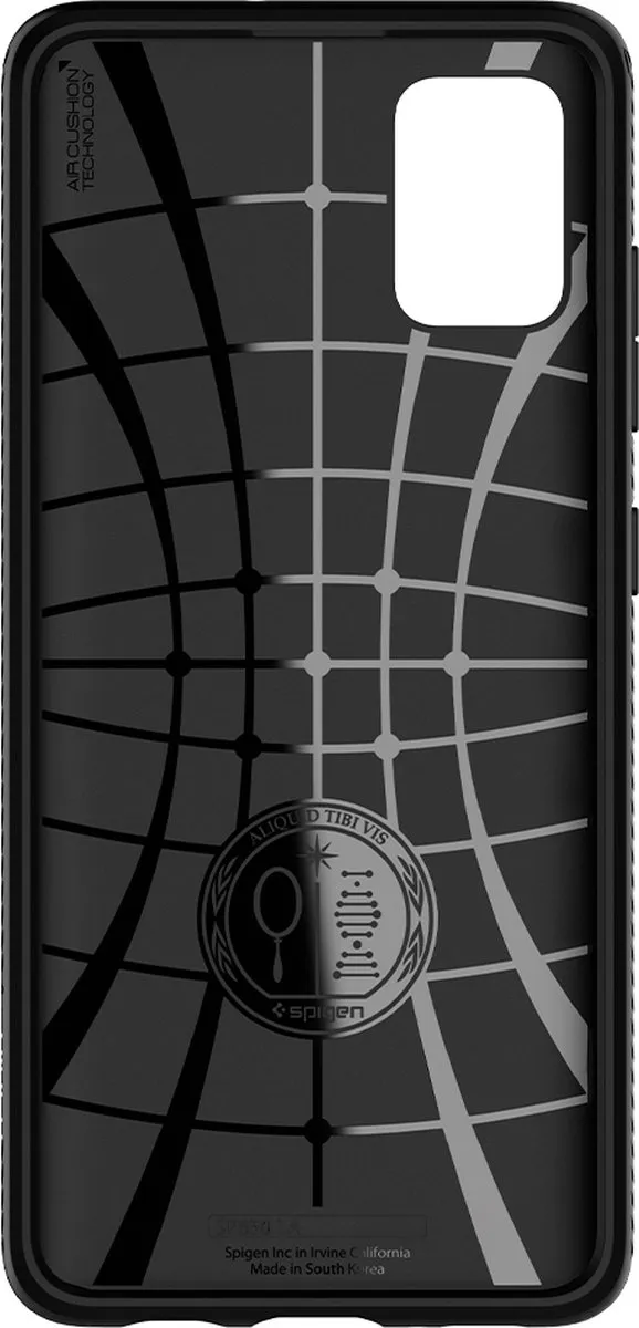 Spigen Liquid Air ACS00601 Hoesje - Samsung Galaxy A51 - Matte Zwart - afbeelding 3 van 6