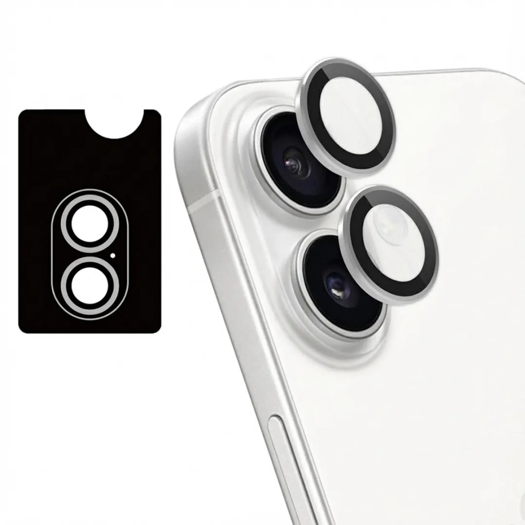 Imoshion Camera Lens Protector iPhone 16/16 Plus/17 - 2 Stuks - Wit