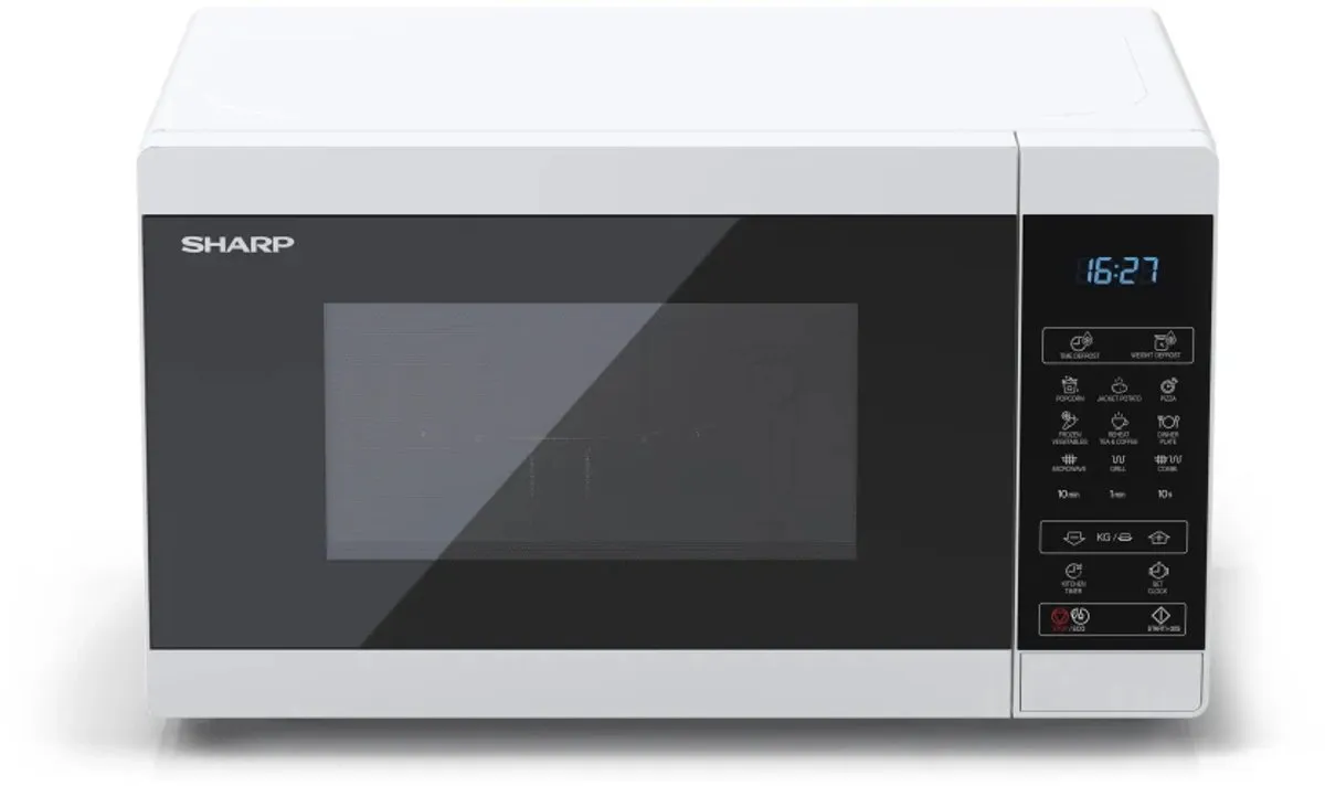 Sharp YC-MG02EW Magnetron 20L - 800W/1000W Grill - Wit