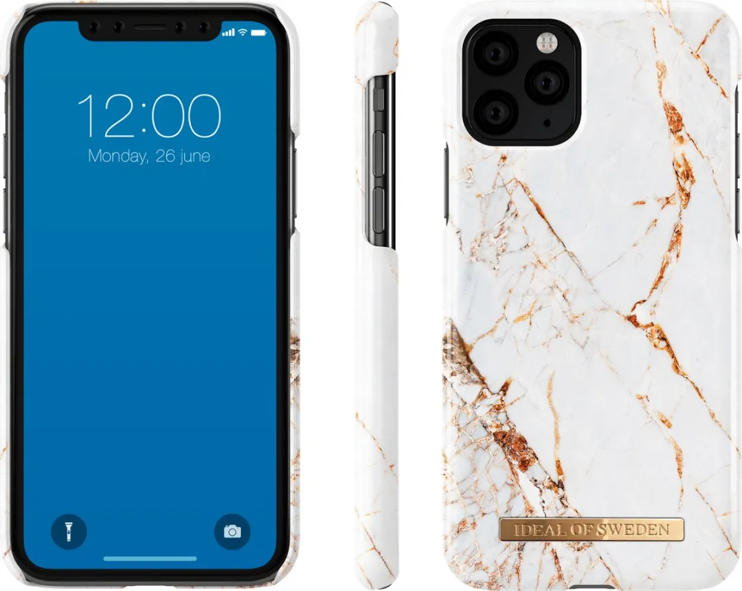iDeal of Sweden iPhone 12 Pro Max Hoesje - Carrara Gold - afbeelding 6 van 6