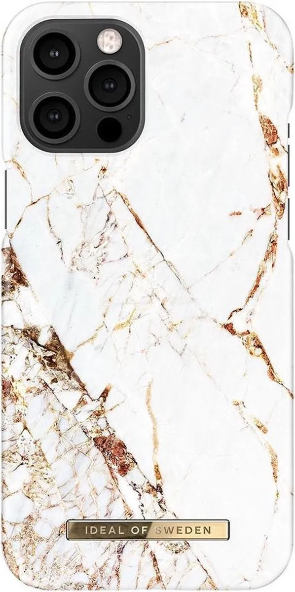 iDeal of Sweden iPhone 12 Pro Max Hoesje - Carrara Gold