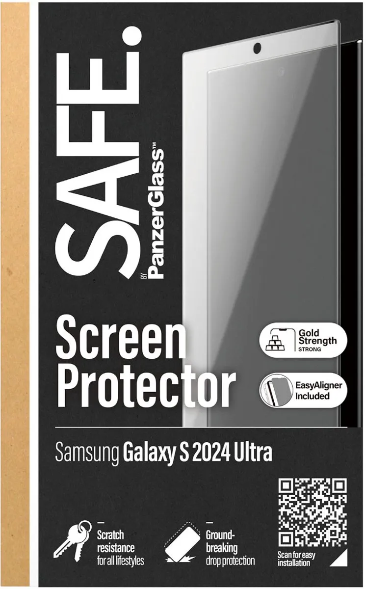 PanzerGlass SAFE S24 Ultra Screenprotector - Case Friendly