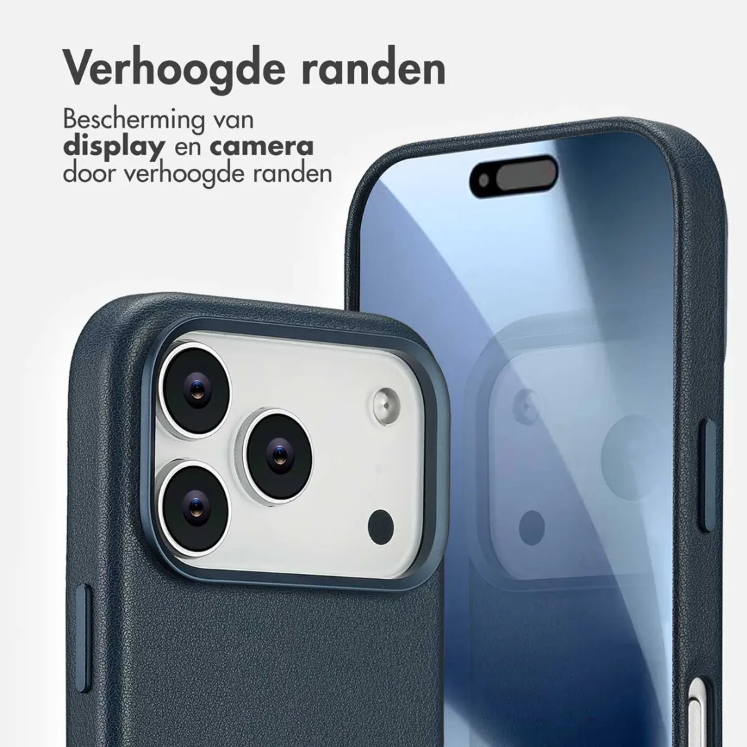 Accezz Hoesje iPhone 17 Pro Nightfall Blue - 2 Stuks