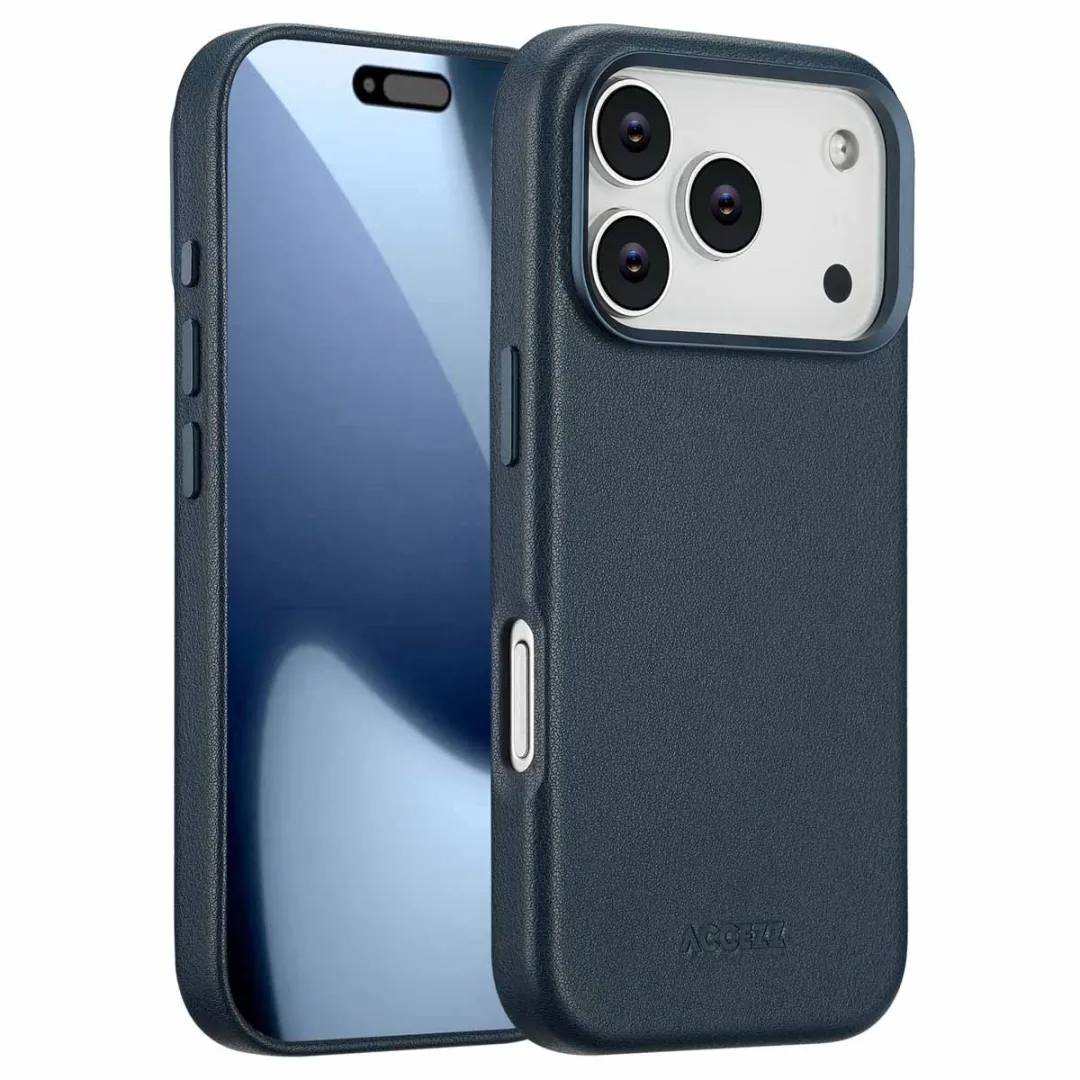 Accezz Hoesje iPhone 17 Pro Nightfall Blue - 2 Stuks