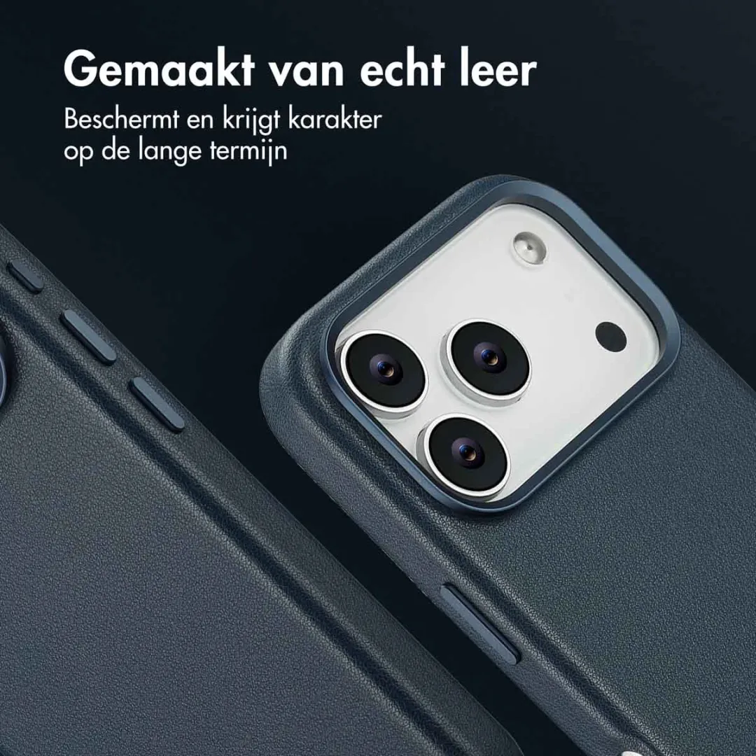 Accezz Hoesje iPhone 17 Pro Nightfall Blue - 2 Stuks