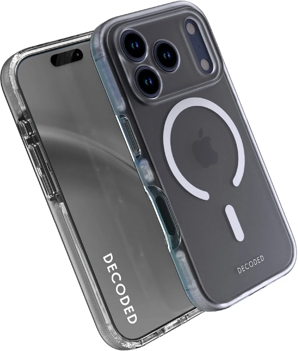Decoded Clear Frosted Hoesje iPhone 17 Pro - Wit