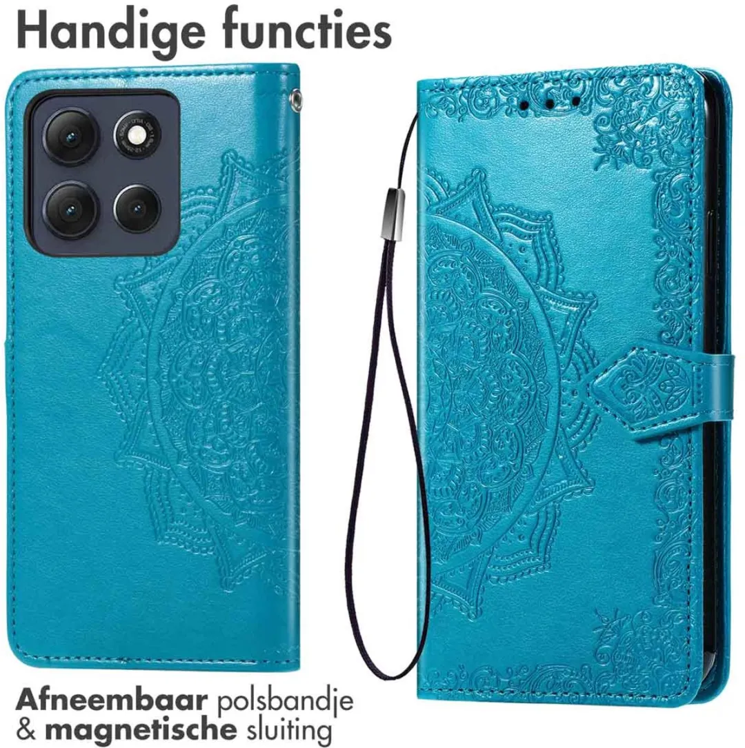 Imoshion Moto G86 Power Hoesje 3 Stuks - Turquoise