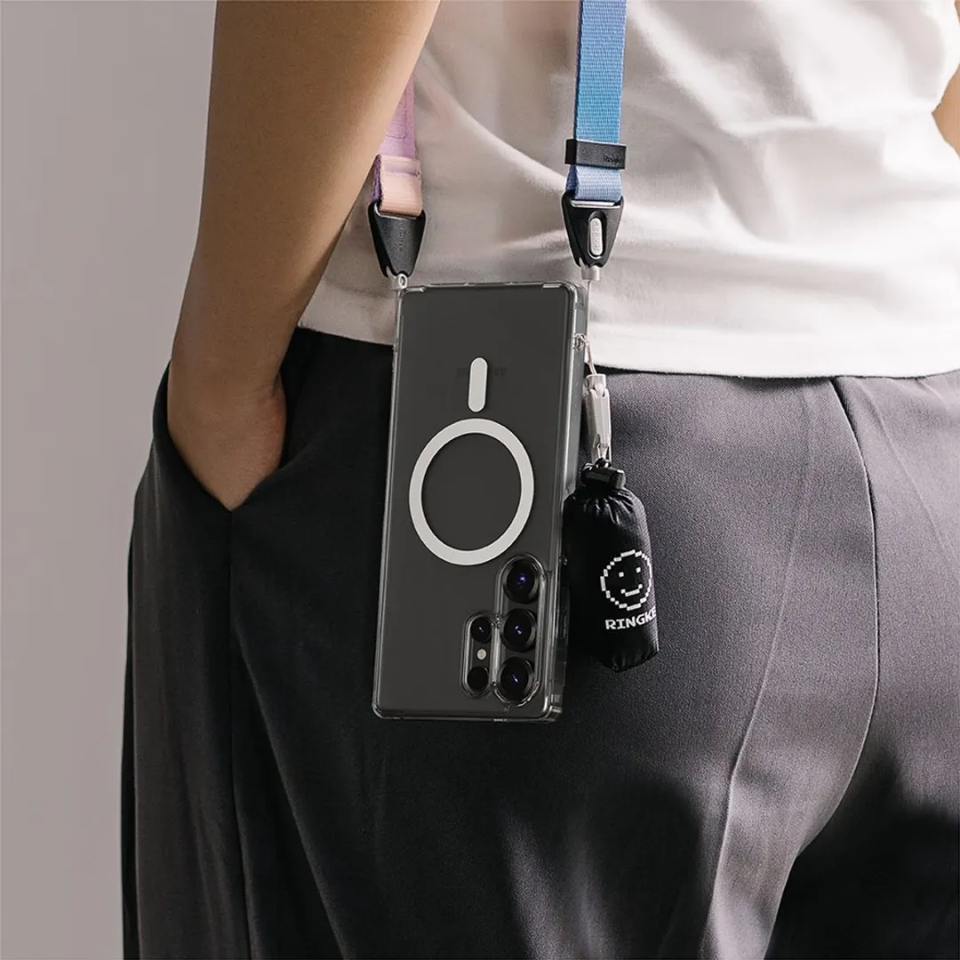Ringke Fusion Magnetische Hoes voor Samsung Galaxy S25 Ultra - Transparent