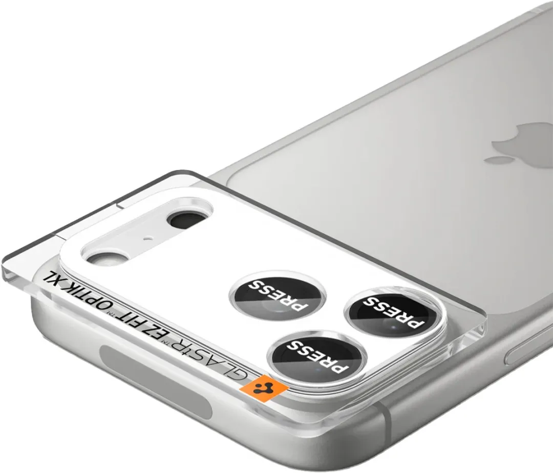 Spigen GLAStR EZ Fit AGL10652 Camera Protector - iPhone 17 Pro Max - Zilver