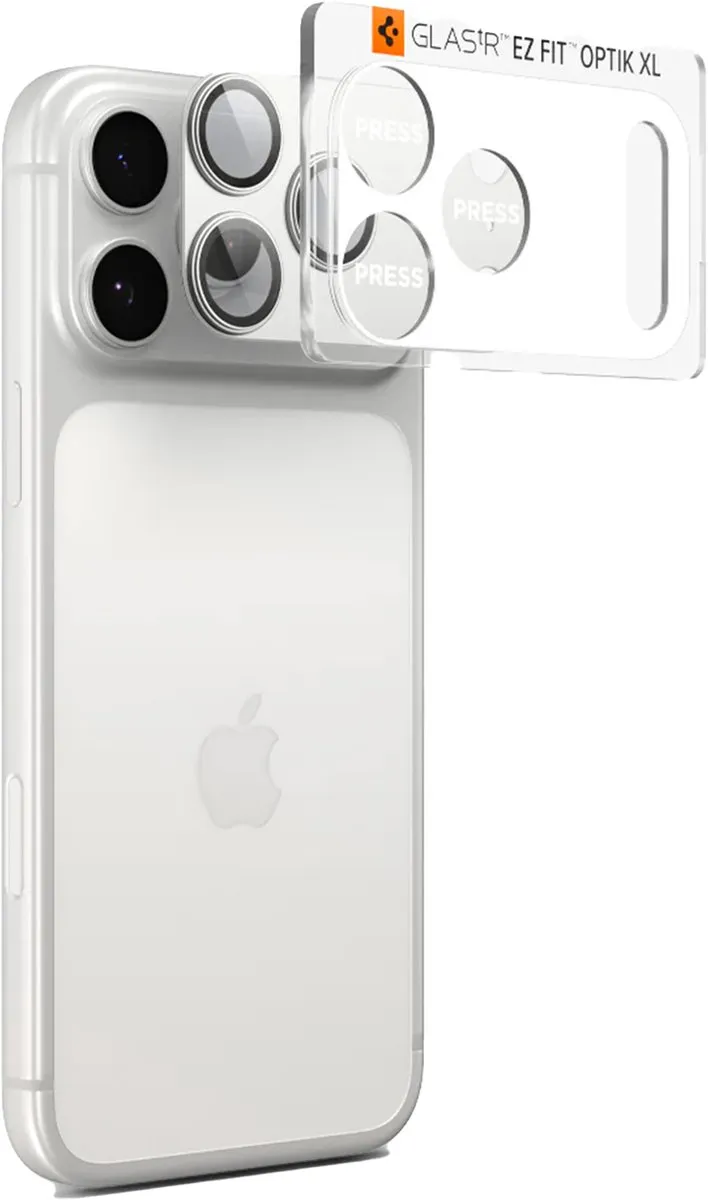 Spigen GLAStR EZ Fit AGL10652 Camera Protector - iPhone 17 Pro Max - Zilver