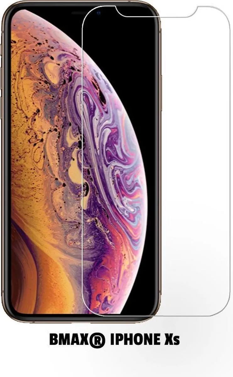 BMAX iPhone XS Glazen Screenprotector 2 Stuks