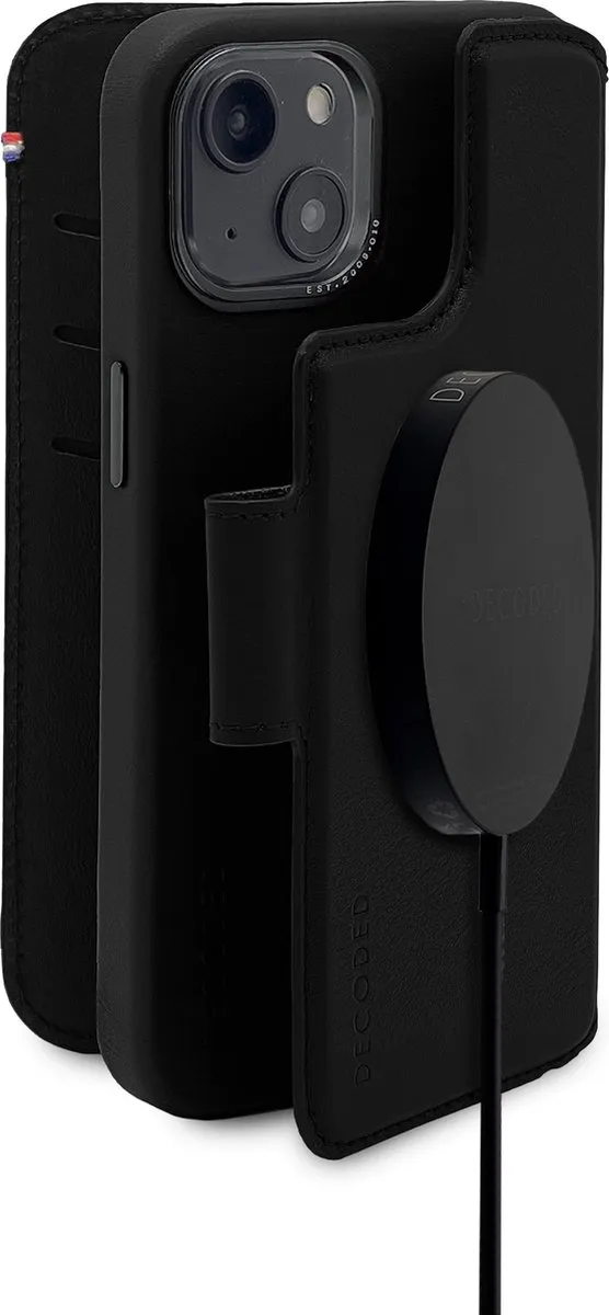 Decoded Modu Wallet Case D23IPO67MW1BK - iPhone 14 Plus - 3 Pasjes - Zwart - afbeelding 6 van 6