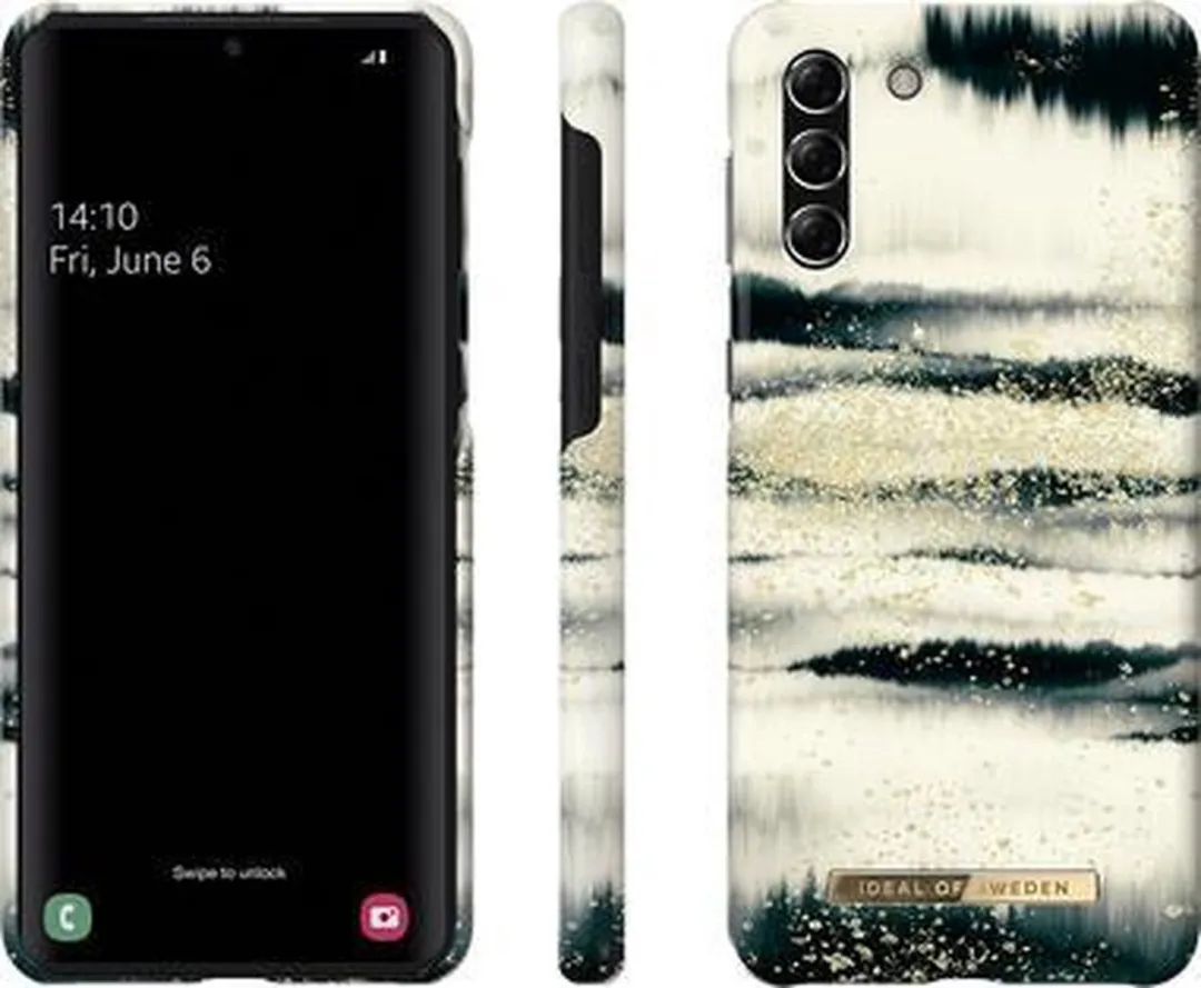 iDeal of Sweden Fashion Case Galaxy S21+ - Goud/Grijs - afbeelding 2 van 3