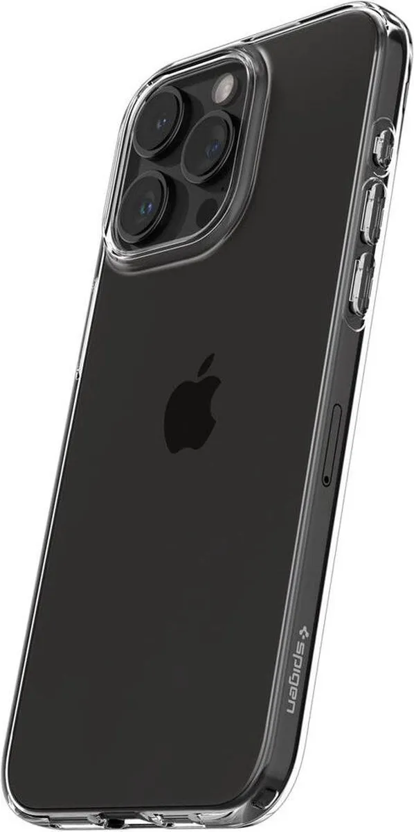 Spigen Crystal Flex ACS06443 Hoesje - iPhone 15 Pro Max - Transparant