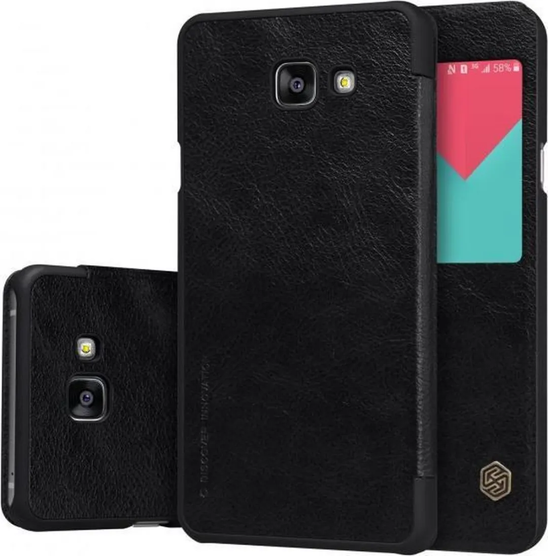 Nillkin Qin Series Hoesje Samsung Galaxy A5 (2016) - Zwart