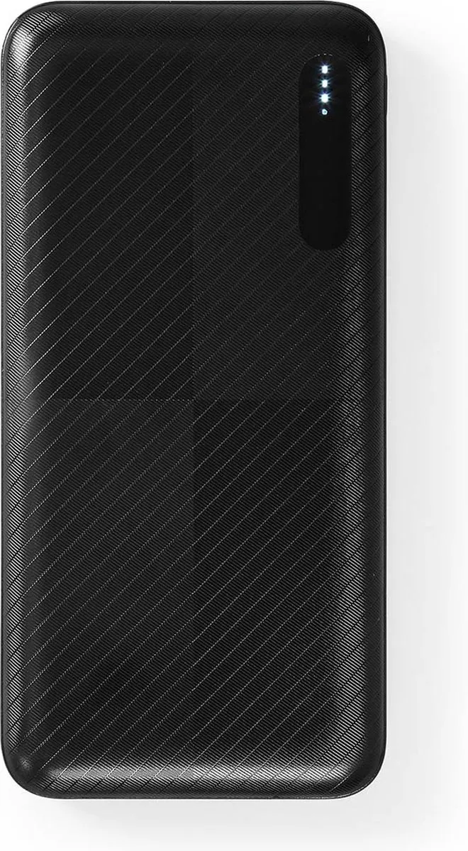 Nedis UPBKPD10000BK Powerbank 10000mAh - 18W - USB-A & USB-C - Zwart