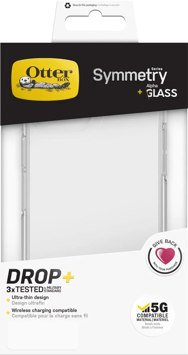 OtterBox Symmetry Clear Case 78-80066 - iPhone 12 Pro Max - Transparant - afbeelding 4 van 6