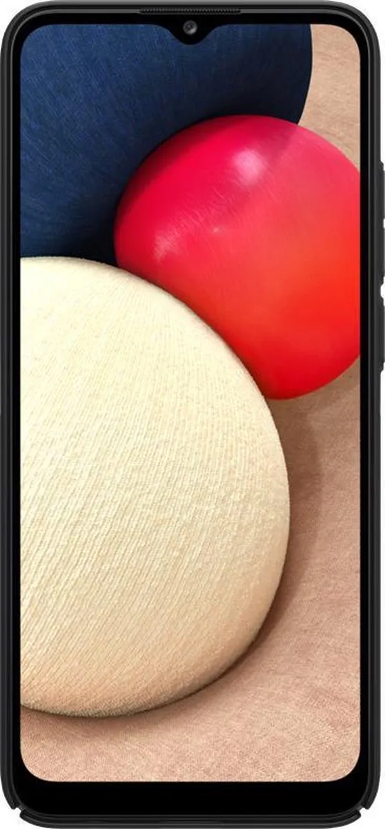 Nillkin Frosted Shield Hoesje Samsung Galaxy A02S - Zwart - afbeelding 4 van 5