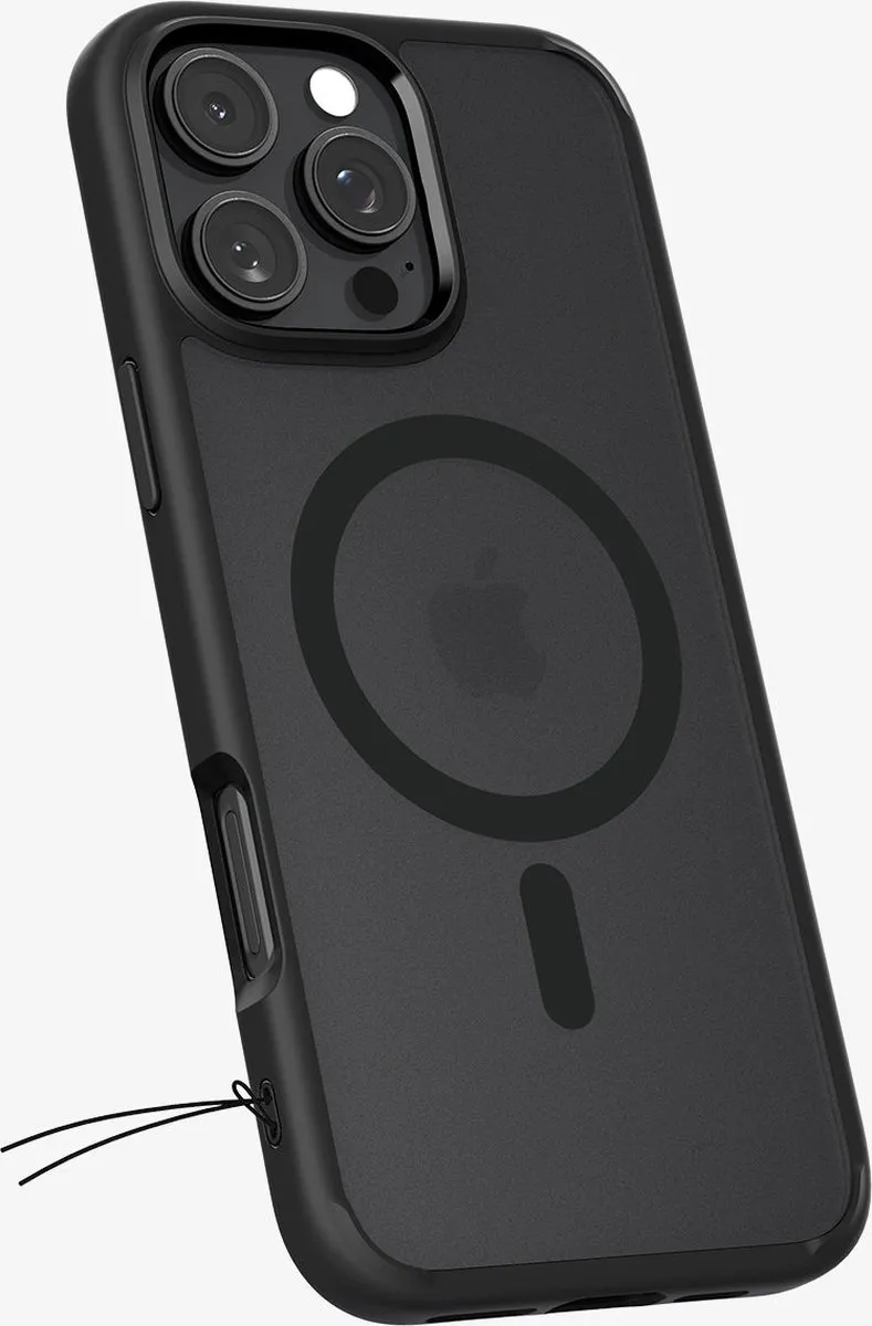 Spigen Ultra Hybrid MagFit ACS08003 Hoesje - iPhone 16 Pro Max - Frost Zwart - afbeelding 6 van 6