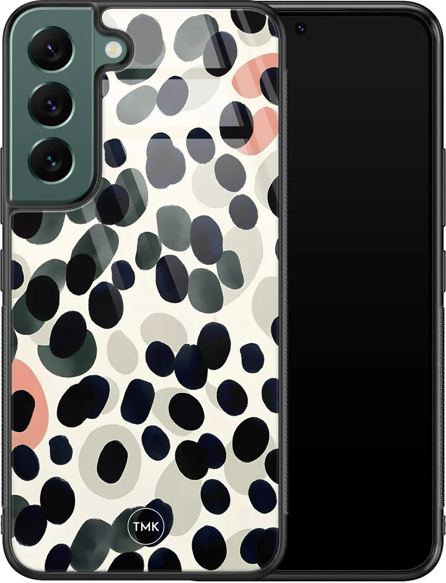 Casevibes Samsung Galaxy S22 Hoesje - Multi Modern Dots - TPU Glossy