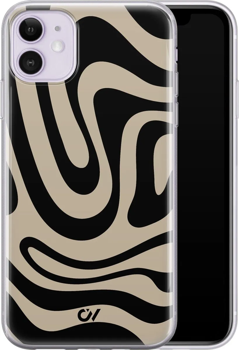 Casevibes iPhone 11 Hoesje - Zwart - A/11/UV/010