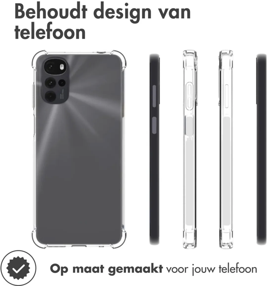 Imoshion Hoesje Motorola Moto G22 - Transparant