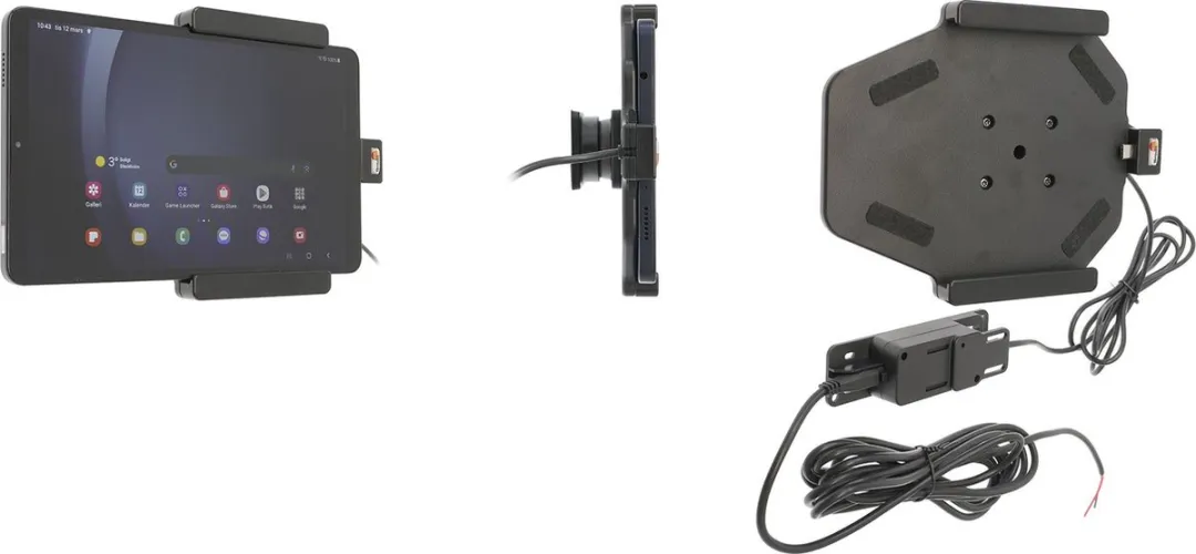 Brodit Active Houder/Lader Samsung Tab A9/A11 8.7" - Zwart