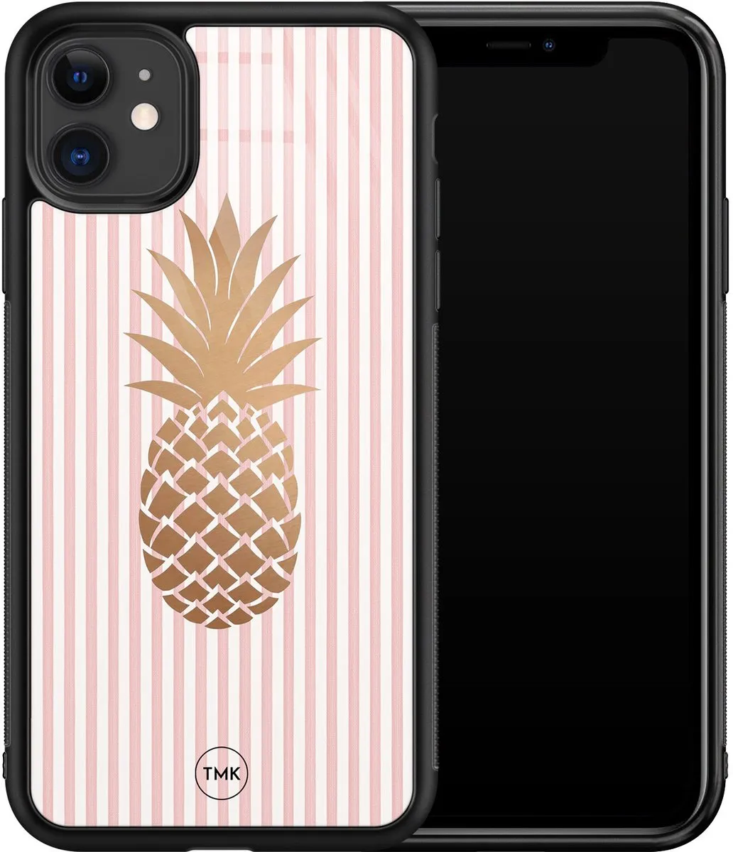 Casevibes iPhone 11 Hoesje - Ananasroze - TPU