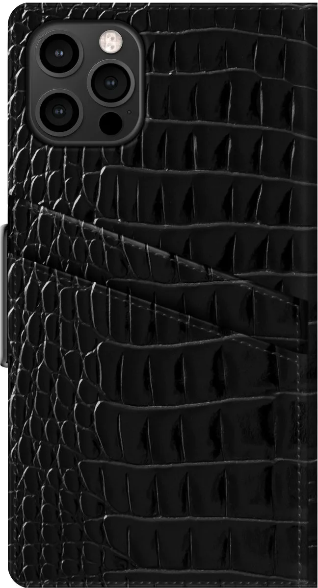 iDeal of Sweden Atelier Wallet iPhone 12/12 Pro Neo Noir Croco - IDAW-I2061-236 - afbeelding 4 van 6