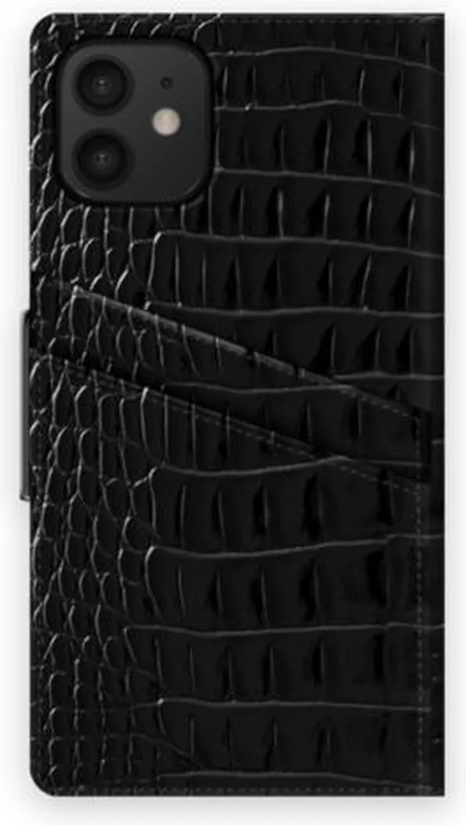 iDeal of Sweden Atelier Wallet iPhone 12/12 Pro Neo Noir Croco - IDAW-I2061-236 - afbeelding 6 van 6